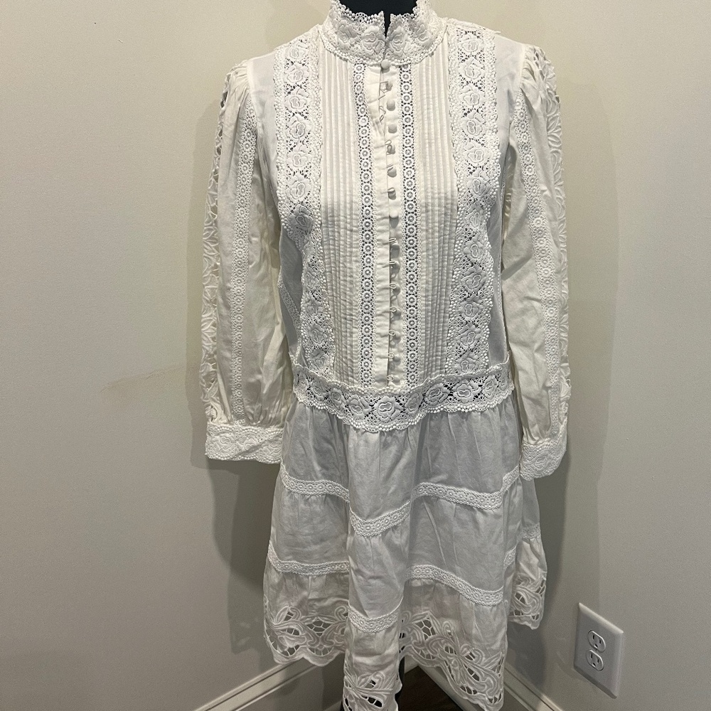 Alice & Olivia White Dress - NWT - Size 12